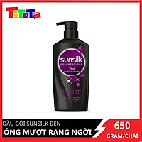 Dầu Gội 650Gr Sunsilk Óng Mượt Rạng Ngời Dành Cho Tóc Khô Xơ Tinh Chất Bồ Kết Truyền Thống Giúp Tóc Chắc Khỏe & Bóng Mượt Vượt Trội