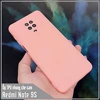 Ốp lưng cho Xiaomi Redmi Note 9S - Note 9 Pro lót nhung che camera