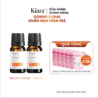 Combo 2 Chai Chấm Mụn Tràm Trà Kiara Tea Tree Oil 2x10ml
