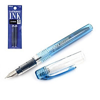 Combo 2 bút máy học sinh Preppy cỡ 03 và 8 ống mực Platinum Nhật Bản