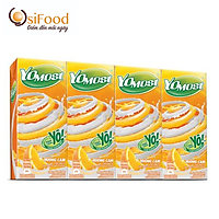Yomost sữa chua trái cây cam 4x170ml