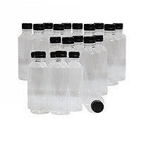 Combo 20 chai nhựa PET Chấn Thuận Thành đựng trà sữa, nước ép 330ml - chai tròn kèm nắp (PET3020T-T-20)