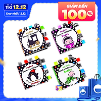 BỘ SÁCH VẢI TIẾNG ANH TUYỆT VỜI ĐẦU TIÊN CHO BÉ SƠ SINH"BABY'S VERY FIRST BOOK" PHÁT TRIỂN GIÁC QUAN