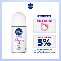 Lăn Ngăn Mùi NIVEA Extra Whitening Trắng Mịn Mờ Vết Thâm (50ml) - 83747