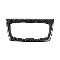 Miếng Dán Sợi Carbon Trang Trí Khung Điều Khiển Đèn Xe Cho Ô Tô BMW F30/F31/F32 Màu Đơn
