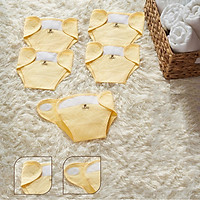 Set 5 tã vải, quần đóng bỉm vải thở POINTELLE Lullaby cho trẻ sơ sinh