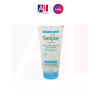 Sữa rửa mặt Simple Water Boost Micellar Facial Gel Wash 150ml