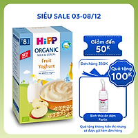Bột ăn dặm dinh dưỡng Sữa, Hoa quả nhiệt đới, Sữa chua HiPP Organic 250g