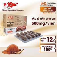 30 Viên Bào Tử Nấm Linh Chi Singapore Phục Hồi Sức Khỏe Người Mới Ốm Dậy, Tăng Cường Miễn Dịch, Bổ Phổi, Giúp Ngủ Ngon