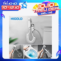 HIGOLD Hand Held Cloth Diaper Sprayer Premium Bidet Sprayer Easy to Install Toilet Bidet Sprayer Kit for Toilet Best