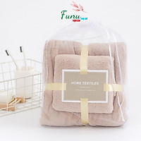 Combo 02 Khăn Tắm Funu, Siêu Thấm