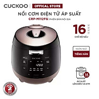 Nồi cơm áp suất điện tử Cuckoo CRP-M112FG - Hàng Chính Hãng