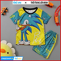 Đồ bộ bé trai chất liệu thun dày mịn mát in hình 3D hoạt hình cực ngầu, sắc nét, được các bé trai yêu thích, thời trang, set, quần áo, bộ đồ, đồ bé trai từ 8kg-28kg