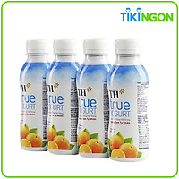 Lốc 4 chai sữa Chua Uống Tiệt Trùng Hương Cam TH True Yogurt 180ml