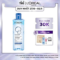 Nước Tẩy Trang L'Oreal 3 In 1 Micellar Làm Sạch Sâu (400ml)