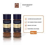 Combo 2 lọ Cà phê hòa tan - Davidoff Café Fine Aroma - 100g