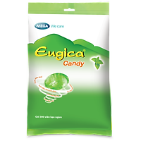 Kẹo Ngậm Thảo Dược Giảm Ho Eugica Candy (Túi/300 Viên) - Hàng Chính Hãng