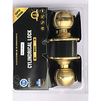 Khóa tay nắm tròn TD đồng hàng Việt Nam cao cấp cho cửa gỗ tặng kèm tovit sửa chữa