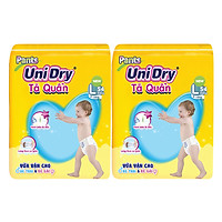 Combo 2 Tã Quần UniDry Gói Cực Đại L54 (54 Miếng)