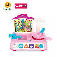 Bộ đồ chơi nấu ăn - nhập vai đầu bếp tài ba Winfun 0755G: Kích thích phát triển ngôn ngữ - xã hội và sự sáng tạo cho bé - tặng đồ chơi tắm 2 món