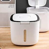 Thùng Đựng Gạo Thông Minh - Chất Liệu ABS Cao Cấp - Nhấn Nút Tiện Lợi - 2 Loại Kích Thước - Hàng Chính Hãng - Giao Màu Ngẫu Nhiên