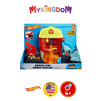 Đồ Chơi Mô Hình HOT WHEELS Sở Cứu Hỏa Siêu Cấp Hot Wheels GJL06/FNB15