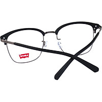 Levi's glasses frame men and women frosted black plate optical glasses frame LS04038ZB C03 50mm