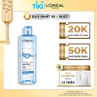 Nước tẩy trang Loreal Micellar Water 3-in-1 Refreshing Even For Sensitive Skin