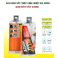 Keo hàn X2000 chịu nhiệt chịu va chạm tác động mạnh, keo hàn gắn sắt thép đa năng siêu bền