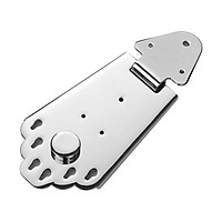 6 String Guitar Metal Tailpiece Bridge with Screws for Jazz Electric Guitar Musical Instrument Parts Silver