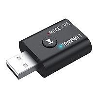 Fun 2-in-1 USB Bluetooth Audio Transmitter Smart Receiver Plug and Play For TV PC Headphones