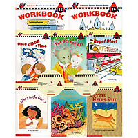 Scholastic Phonics Booster Books : Box Set Level 8 (Include 6 Books, 2 Workbooks and 2 Audio CDs)