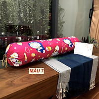 Gối ôm người lớn họa tiết dài 95cm - Nhiều màu