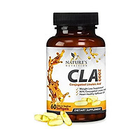 CLA Supplements 2000 - Extra Strength - Made in USA - Natural Weight & Lean Muscle Mass Support - Conjugated Linoleic Acid from Safflower Oil - Non-Stimulating, Non-GMO - 60 Softgels