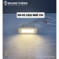 Đèn LED Âm Tường,Chân Cầu Thang DA-03 - Chống Nước IP65 - Mặt Nhôm Cao Cấp - Có Video