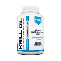 Krill Oil 1000mg with Astaxanthin 180 Caps Omega 3 6 9 - EPA DHA - 100% Purified, Mercury Free and Wild Caught - Non GMO - Gluten Free - Pure Krill Oil - Mega Dose Phospholipids (180 Capsules)