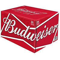 Thùng 24 Chai Bia Budweiser Alumium (355ml / Chai) - Giao Mẫu Ngẫu Nhiên
