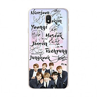 Ốp lưng cho Samsung Galaxy J7 Pro KPOP_BTS_NAME in theo chất liệu - Hàng Chính Hãng