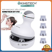Máy Massage Cầm Tay Cao Cấp KINGTECH ST-701 - Chuyên Mát xa Đầu, Cổ, Mặt - Không Dây, Kèm Đế Sạc Di Động - Giúp Thư Giãn, Giảm Căng Thẳng - Quà Tặng Tuyệt Vời Cho Người Thân