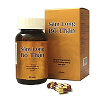 Sâm Long Bổ Thận (HỘP 60 Viên) - Chống xuất tinh sớm, yếu sinh lý, đau lưng, mỏi gối - Hỗ trợ tăng cường chức năng sinh lý nam giới - Bồi bổ sinh lực sức khỏe - Giúp bổ thận, tráng dương, mạnh gân cốt