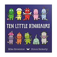 Ten Little Dinosaurs (Ten Little Series) (Board Book)