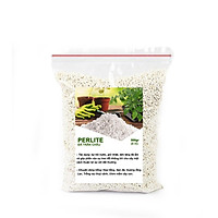 Đá Perlite (đá trân châu)-chất dinh dưỡng, điều hòa nhiệt độ độ ẩm cho đất trồng-thích hợp để trồng hoa, trồng hoa hồng,sen đá-500gr