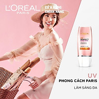 Kem Chống Nắng Dưỡng Da Sáng Hồng Bảo Vệ 12h L'oreal SPF50/PA+++ UVP 30ml