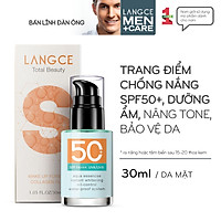 KEM CHỐNG NẮNG TRANG ĐIỂM COLLAGEN+ 2IN1 SPF45+++ 30ml LANGCE dành cho Nam