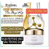 Kem IDENEL Repair Cream Anti-Aging 50ml Retinol và vi kim giúp chống lão hóa từ peptide xóa nhăn da - căng bóng Hàn Quốc