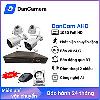 trọn Bộ 4 camera Dancam Full HD 1080p - Camera trong nhà,ngoài trời, giám sát 24/7