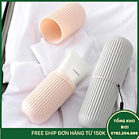 Hộp Đựng Bàn Chải Và Kem Đánh Răng Du Lịch Đa Năng Thân Thiện Môi Trường Có Dây Cầm Tiện Ích - Giao Màu Ngẫu Nhiên - Free Ship Toàn Quốc