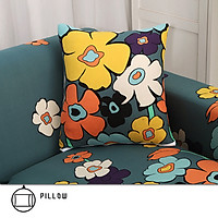 Flowers Pattern Decorative Pillow Case Back Cushion Covers Slipcover Sofa Cover
