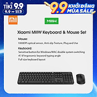 Bộ Bàn Phím Và Chuột Không Dây Xiaomi chống trượt dành cho Máy Tính Xách Tay (2.4GHz)