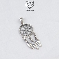 Mặt Dây Chuyền Bạc Thái CaoBac Silver Hình Dream Catcher Không Kèm Dây TM115